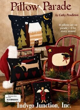 Indygo Junction Pillow Parade 16 Pillows Applique Quilt Seasons Cathy Pendleton